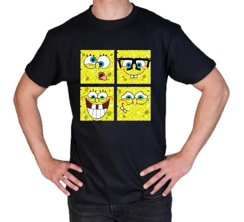 Camiseta Bob Esponja Fiestas Personalizada 