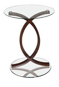 Imagen 1 de 4 de Mesa Ocasional Fish - Nogal Këssa Muebles.