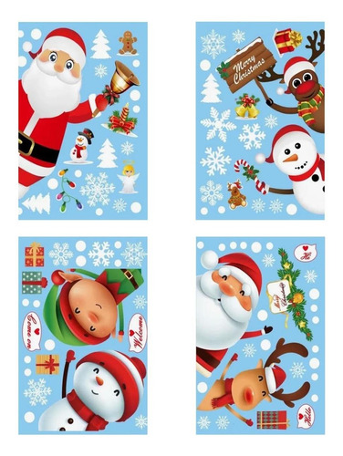 Etiquetas De Merry Christmas, Mxckc-004, 4 Paquetes Con 16 P