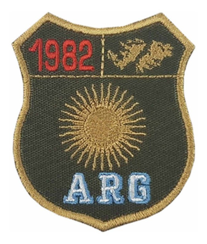 Parche Aplique Bordado Malvinas Escudo 1982