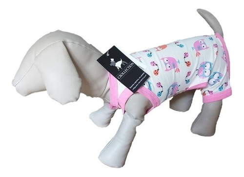 Pijama Pet Cachorro Filhote E Pequeno Porte Malha Macia P