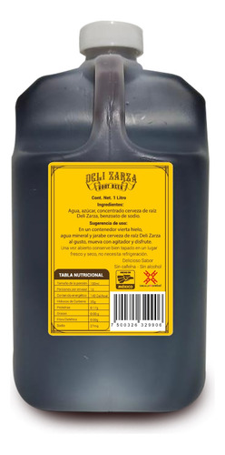 Imagen 3 de 3 de Jarabe De Zarzaparrilla Root Beer Cerveza De Raíz -4 Litros-