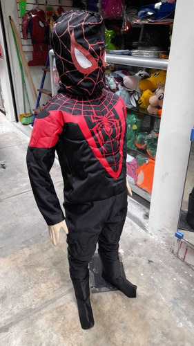 Imagen 2 de 4 de Miles Morales Spiderman Disfraz