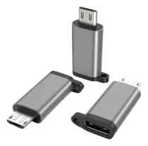 Comprar Adaptador Micro Usb Macho A Usb-c Hembra De Aluminio Netcom