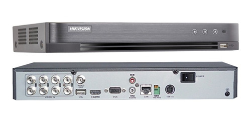 Dvr Hikvision Turbo Hd 8 Canais 4.0 3 Mp Ds 7208 Hqhi-k1