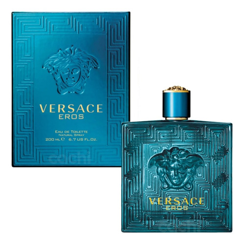 Perfume Versace Eros 200ml. Para Caballeros