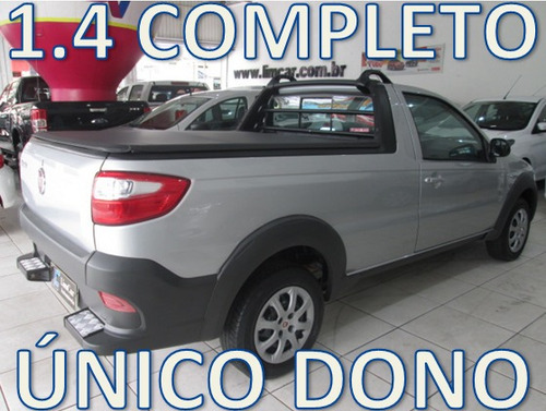 Fiat Strada 1.4 Flex Completo Unico Dono Zero De Entrada