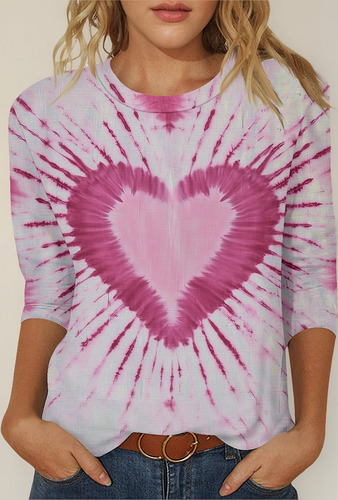 Blusa D De Moda Casual Con Botones Para Mujer