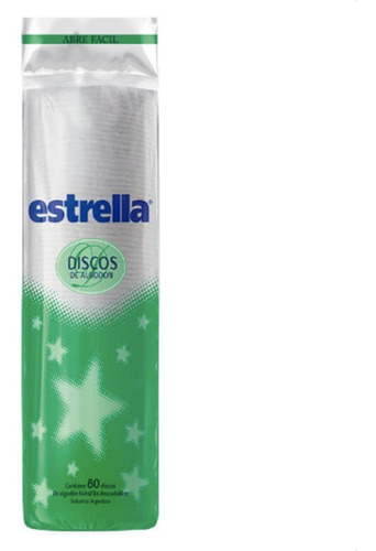 Estrella Discos Algodon Desmaquillantes  X 80 Gr 1 Unidad