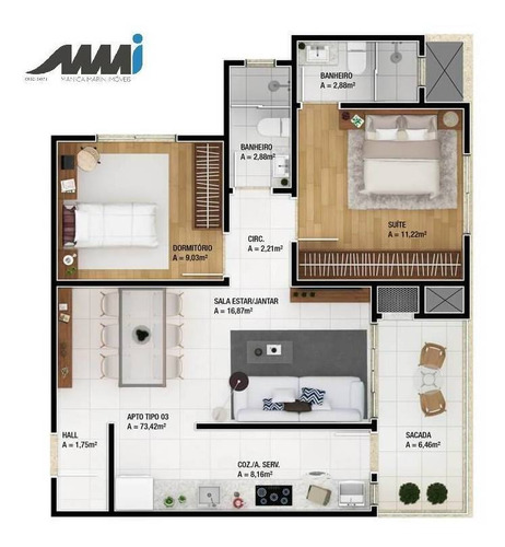 Imagem 15 de 15 de Vancouver, Apartamento 3 Quartos, Vila Operária, Itajaí - 2013
