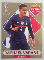 Comprar Figurita Raphael Varane Extra Sticker Qatar 2022 Oro
