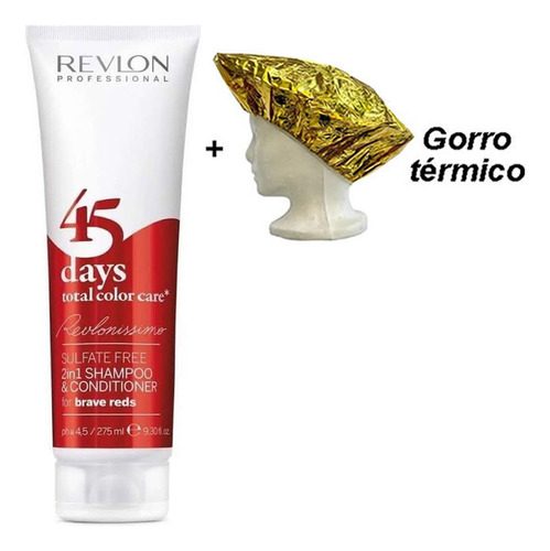 Shampoo Acondicionador Revlon 45 Days Tonos Rojizos