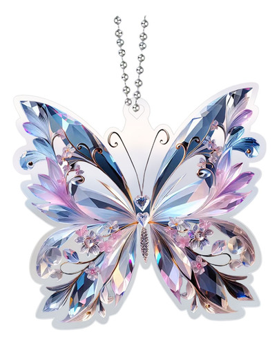 Colgante Acrílico Crystal Butterfly