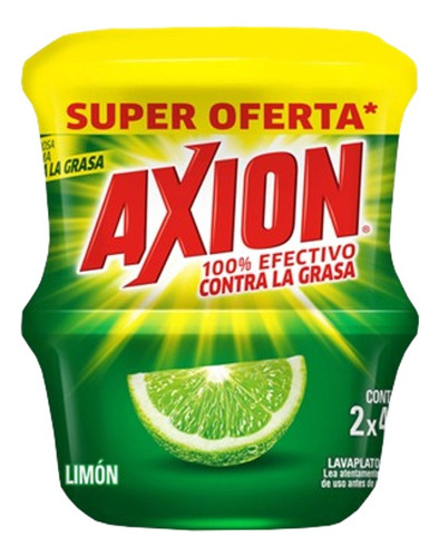Lavaloza Axion Limon 2 X 450 G - Unidad a $6602
