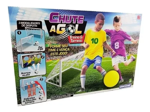 O DIVERTIDO JOGO DE FUTEBOL DE BRINQUEDO! FIZ MUITOS GOLS?! 