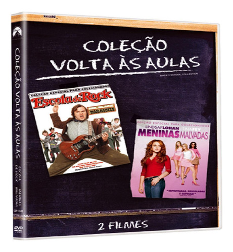 Dvd Escola De Rock + Meninas Malvadas - Original - 2 Discos