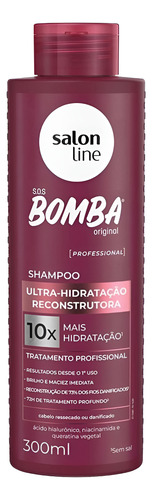Shampoo Sos Bomba Ultra-hidratação Reconstrutora 300ml