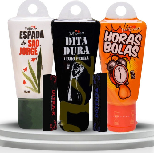 Kit Excitante Masculino Prolongador E Retardante De Ereçao 