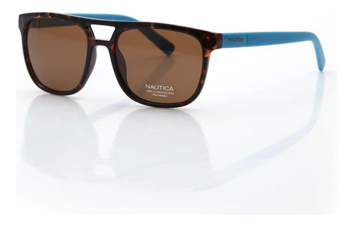 Nautica Mens N3633sp Gafas De Sol Rectangulares, Polarizadas