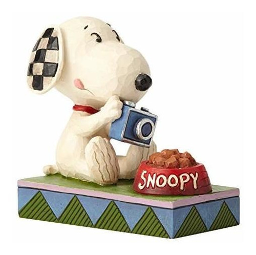 Enesco Jim Shore Cacahuetes Foodie Snoopy Figurita, 4.53 Pul