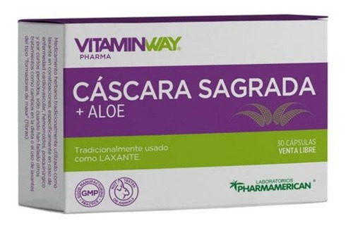 Vitamin Way Cascara Sagrada + Aloe X 30 Capsulas