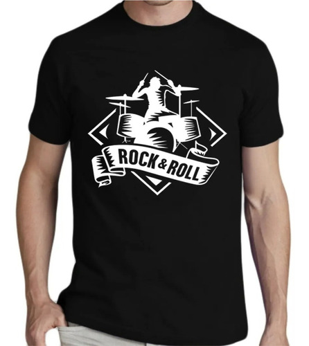 Camiseta Camisa  Rock & Roll