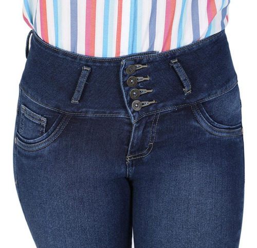 Jeans Casual Lee Mujer Pretina Alta Booty Up R5z