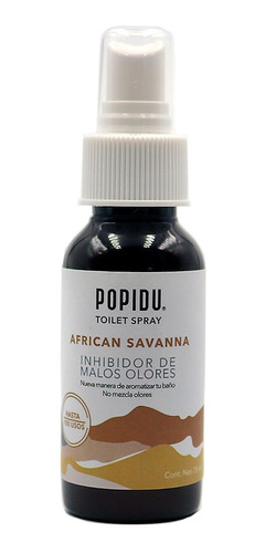 Imagen 1 de 5 de Popidu® Neutraliza Olores Aromatizante Baño. African S 75ml