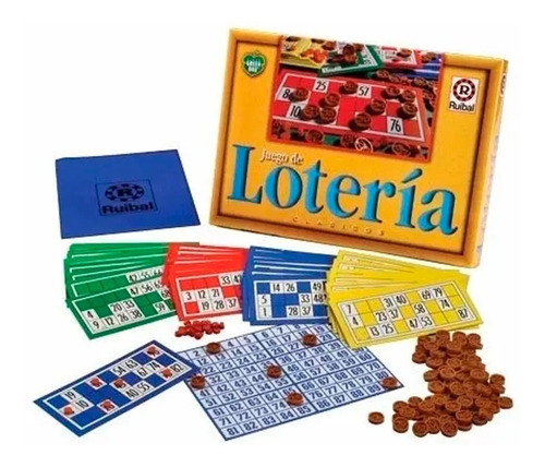 Juego De Mesa Loteria Clasico Linea Green Box De Ruibal