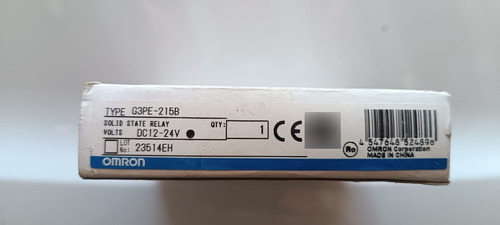 Relé De Estado Sólido 15a G3pe-215b Input Dc12-24 Omron