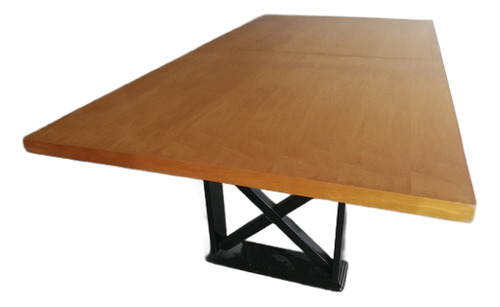 Comedor Rectangular De Madera Con 8 Sillas Negro (Usado)