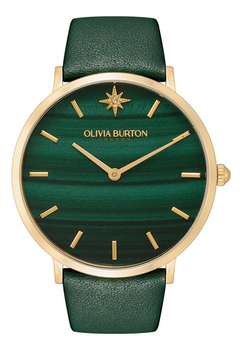 Relógio Olivia Burton Feminino Couro Preto 24000067