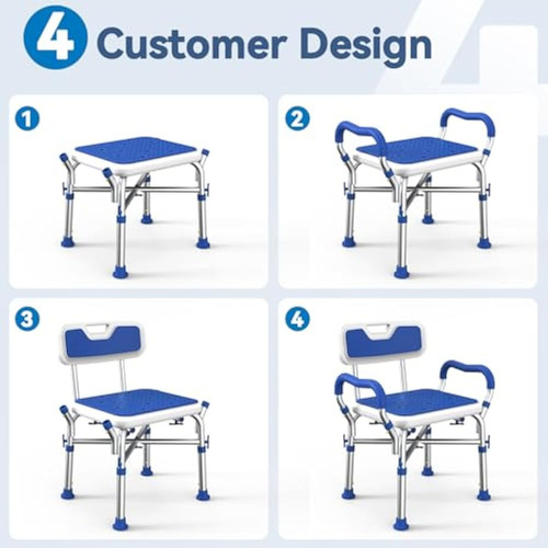 Silla De Ducha Apta Para Ducha Interior Apta Para La Fsa/hsa