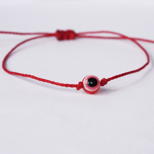 Pulsera Ojo Turco Hilo Encerado Nudo Corredizo - Shinora