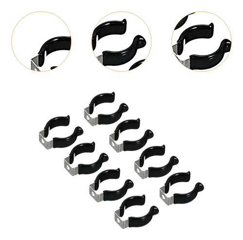 8 Piezas De Soporte De Clip Para Tubo Led, Repuesto T10