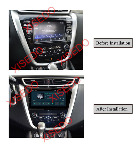 Para Da1 Estéreo Nissan Murano 2015-2020 Android Carplay
