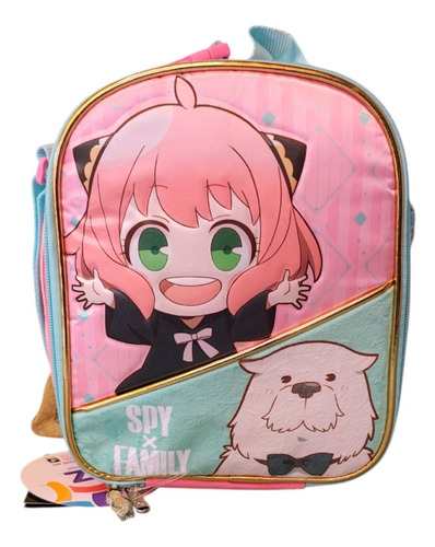 Lonchera Escolar Infantil Ruz Spy X Family Crunchyroll Rosa Rosa Impresión
