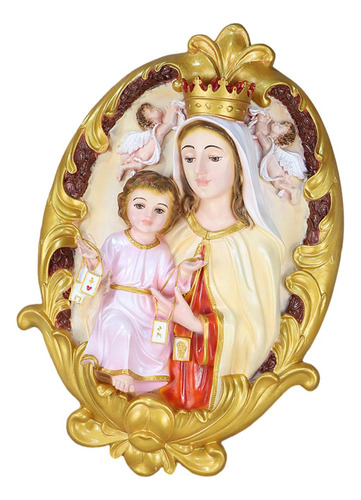 María Sosteniendo La Figura De Jesús, Regalos De Navidad