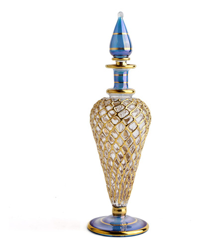 Botella De Perfume Egipcio, Frasco Vintage Grande, Tamano Me