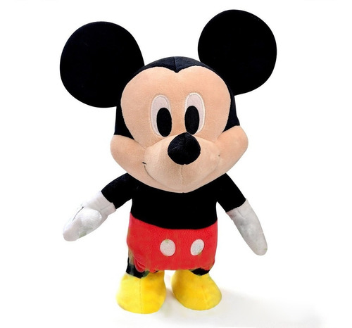 Imagen 1 de 6 de Peluche Mickey Minnie Muñeco Interactivo Camina Disney 35cm