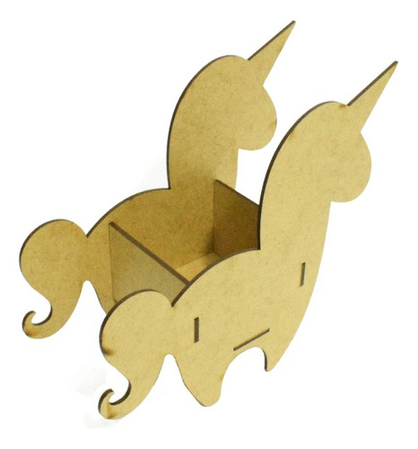 100 Dulcerito En Forma De Unicornio Mdf Recuerdo Bautizo