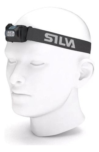 Lanterna De Cabeça Silva Scout 3xt - 350 Lumens Preta Lanterna Preto Luz Branco