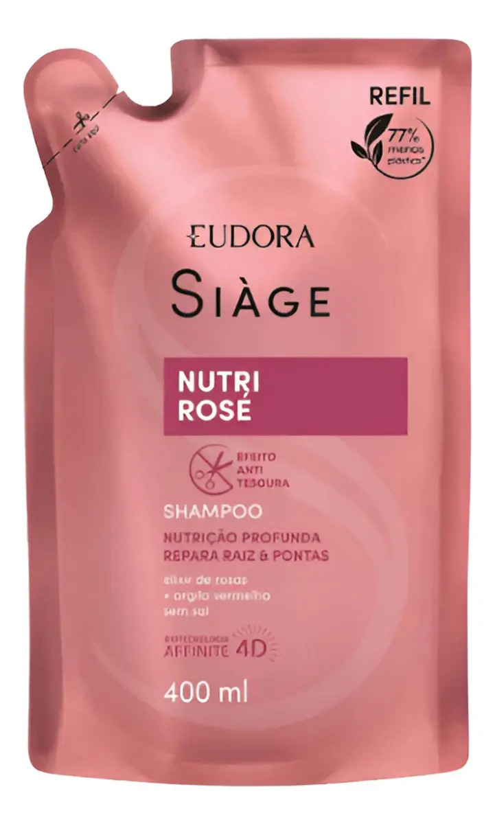 Refil Shampoo Siage Nutri Rose - 400ml