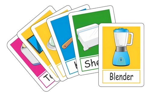 Juego De Lotería Didáctica Para Niños Y Adolescentes De Los Muebles De La Casa En Inglés Juego De Mesa Juego Para Aprender Inglés Teach Play Incluye 50 Tarjetas Y 18 Tableros Lotería My House