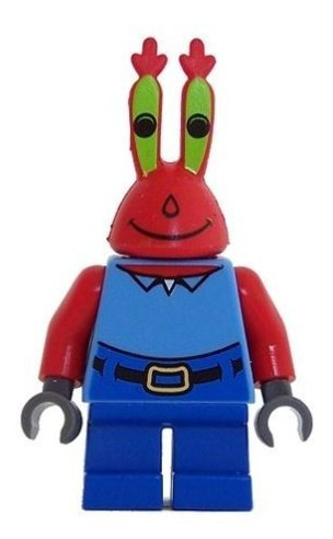 Mr. Cangrejo - Figura De Lego Spongebob Squarepants Por Desc