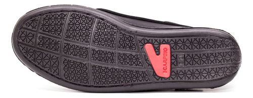 Mocasín Escolar Scarpino Abrojo De Cuero