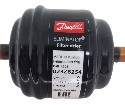 Imagem 3 de 7 de Filtro Danfoss 1/4 Solda 023z5072 Dml1,52s
