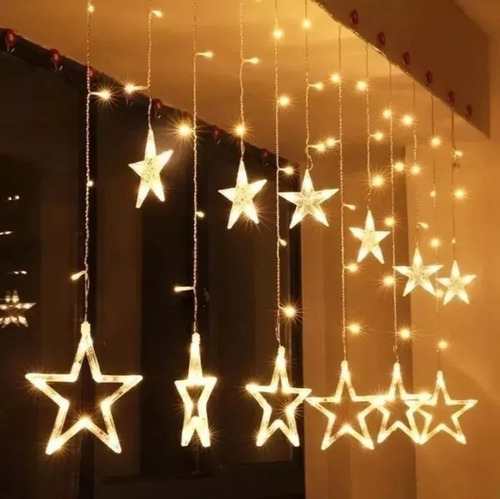 Luces De Navidad Cascadas Estrellas