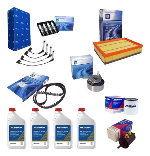 comprar Kit Cu002F Óleo E Filtros Velas E Cabos Correia Dentada E Tensor