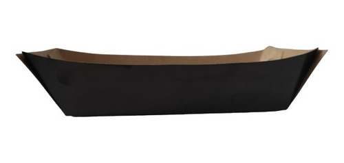 Canoas De Cartulina Color Negro Por Paquete 